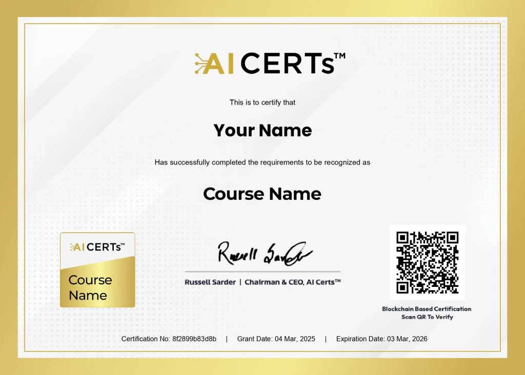 Course Certificate