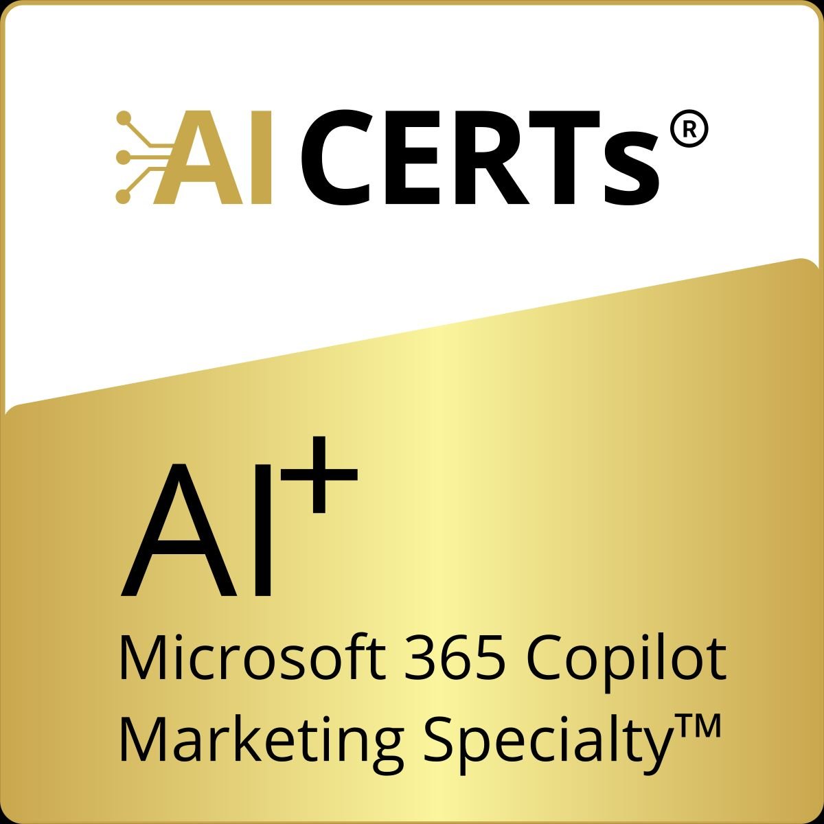 AI+ Microsoft 365 Copilot Marketing Specialty™